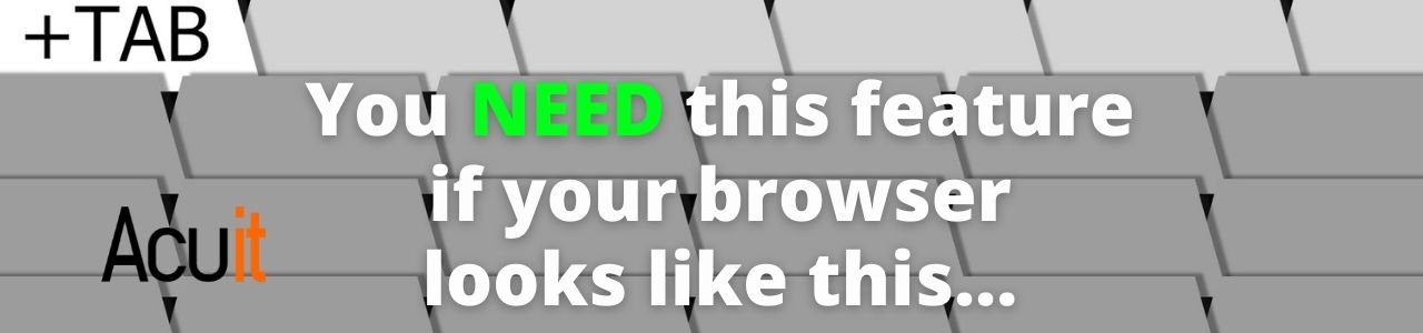 how to solve browser tab overload