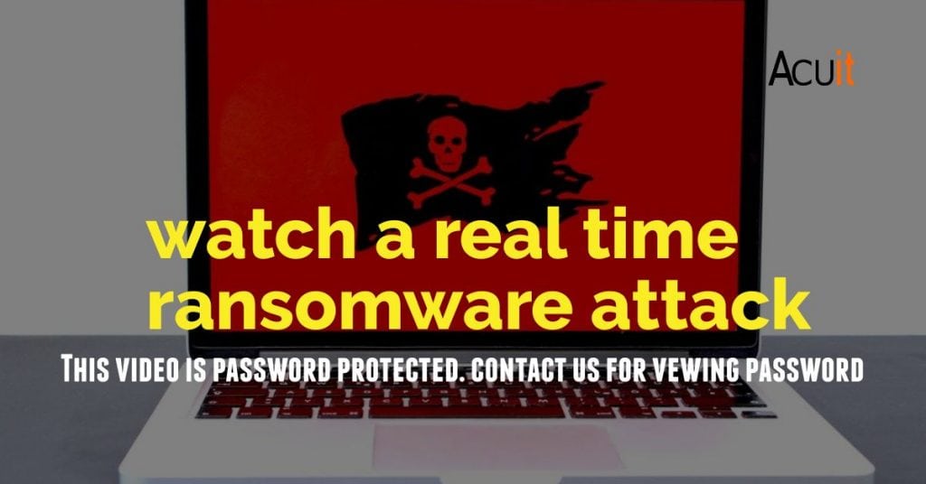 watch a real time ransomware attack from our ethical hacker